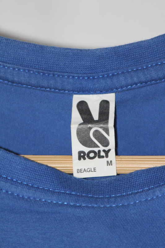 Roly Blue Printed T-Shirt