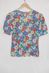 Multicolor Half Sleeve Crop Top – St Michaels (Medium)