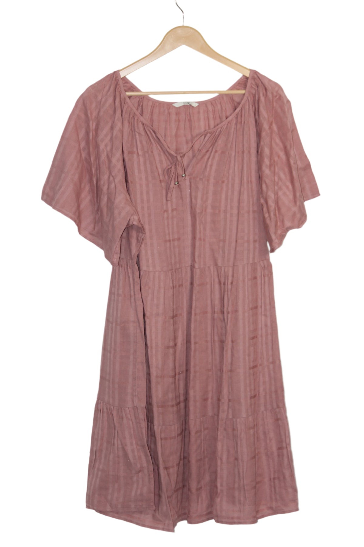 George Pink Half Sleeve Lace Dress