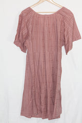 George Pink Half Sleeve Lace Dress