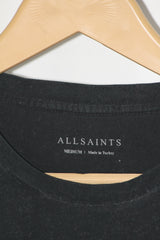 All Saints Black Full-Sleeve T-Shirt