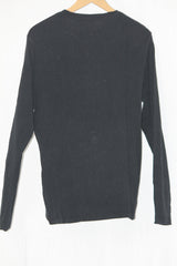 All Saints Black Full-Sleeve T-Shirt