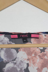 Next Small Blue/Pink/Grey Floral Polyester Blouse