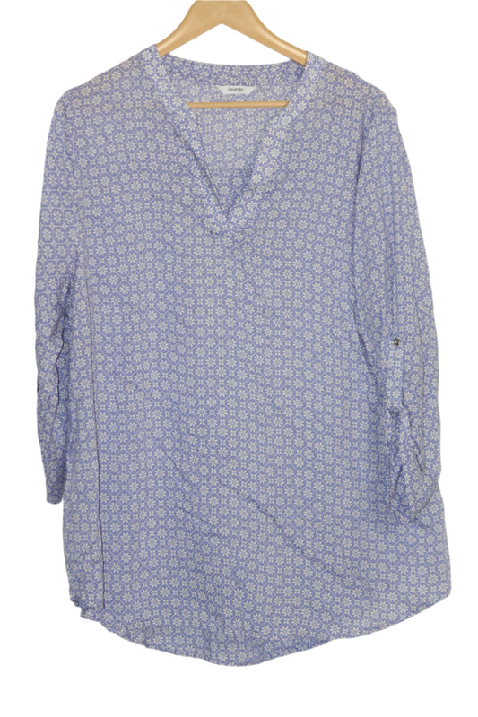 V-Neck Full Sleeves Blouse by George