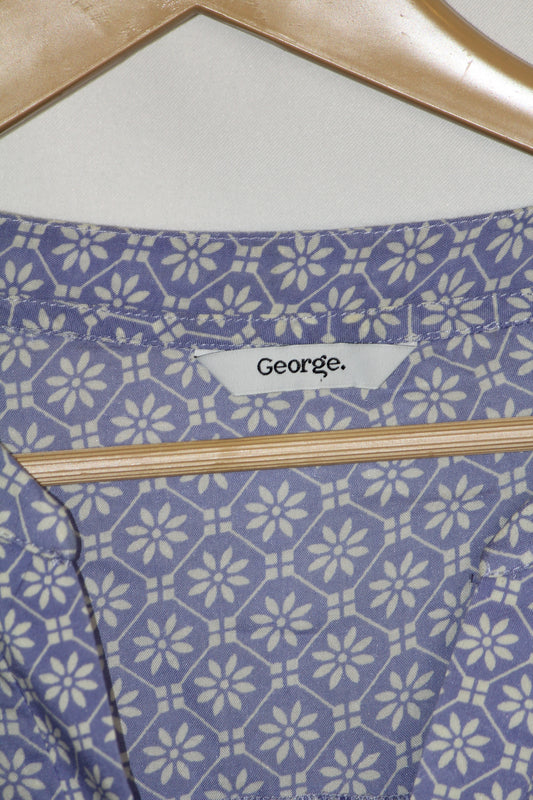 V-Neck Full Sleeves Blouse by George