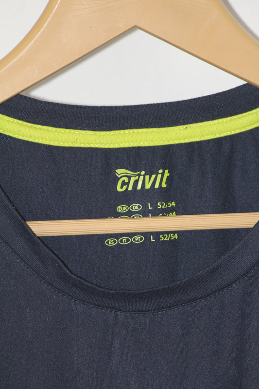 Crivit Blue Sport Jersey T-Shirt