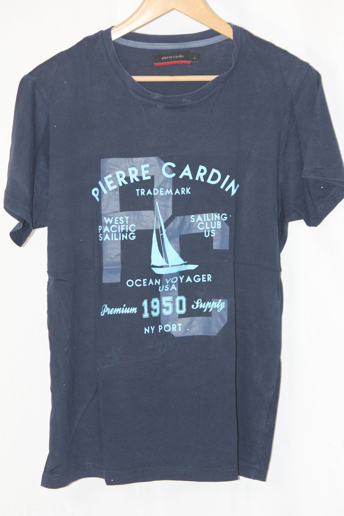 Pierre Cardin Navy Printed T-Shirt