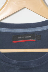 Pierre Cardin Navy Printed T-Shirt