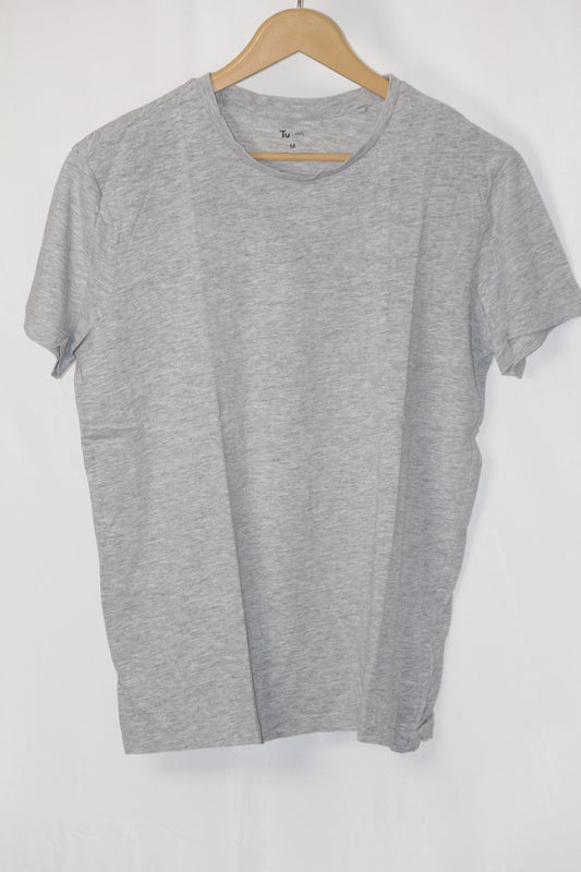 TU Grey Half-Sleeve T-Shirt