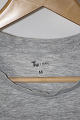 TU Grey Half-Sleeve T-Shirt