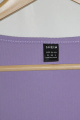 Purple Full Sleeve Crop Top – Shein (Small)