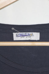 Dark Blue Half Sleeve Cotton Blouse – M&S