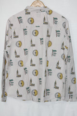White Printed Shirt – Boden