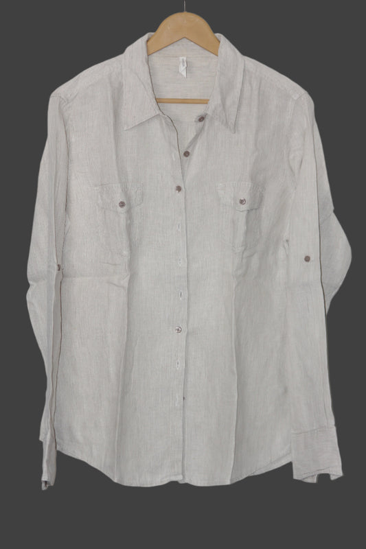 Beige Linen Shirt – Marks & Spencer
