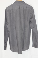 Grey Full Sleeve Button-Down Shirt – Zantos (Large)