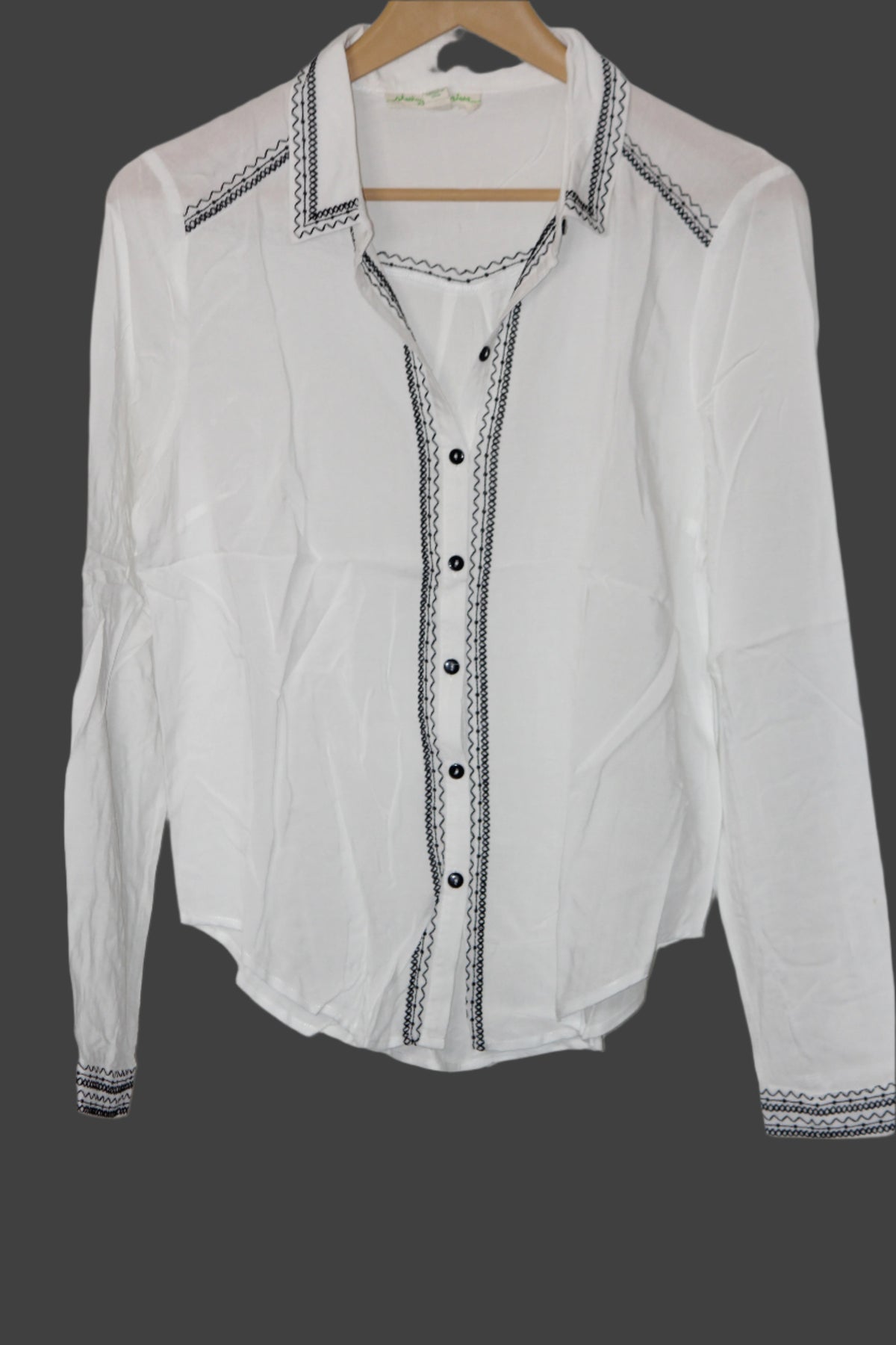 Off-White Viscose Shirt – Staring at Stars