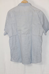 Light Blue Half Sleeve Button-Down Shirt – H&M (Large)