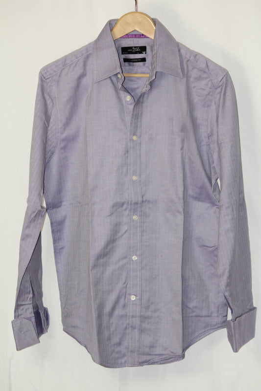 Purple Full Sleeve Button-Down Shirt – Jeff Banks (Medium)