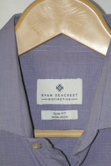 Purple Full Sleeve Button-Down Shirt – Ryan Seacrest (Medium)