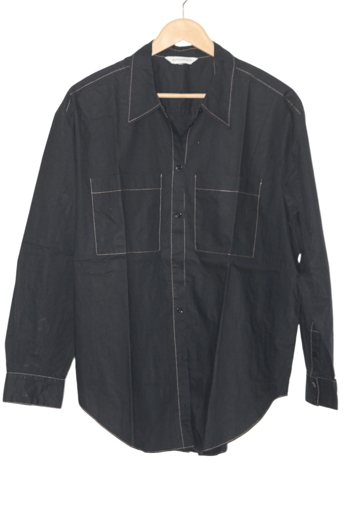 Black Cotton Shirt – Autograph