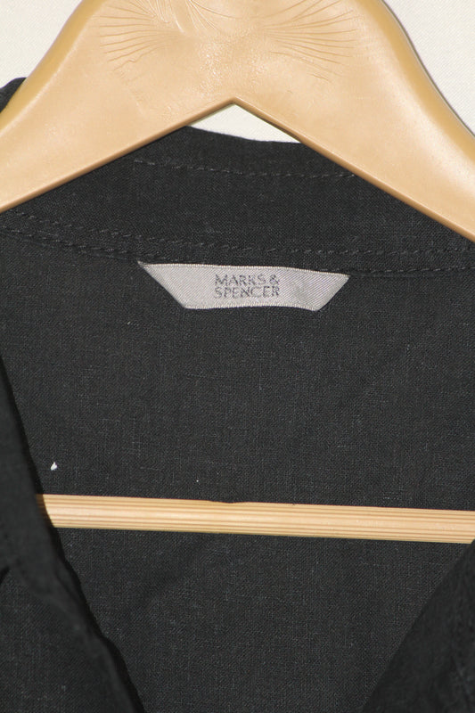 Black Half Sleeve Shirt – Marks & Spencer