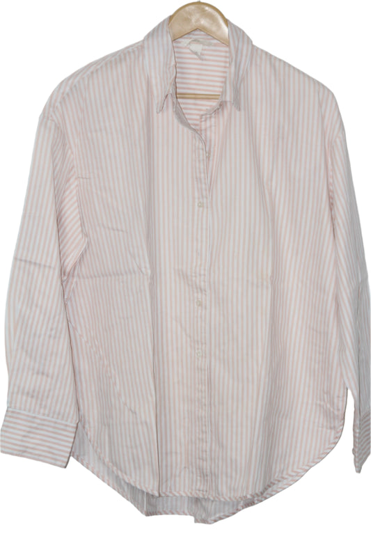 White Crayon Stripe Shirt – H&M
