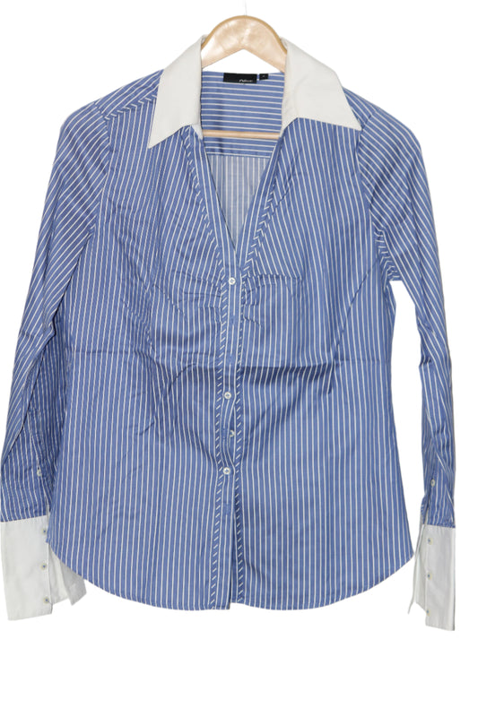 Blue Cotton Shirt – Next
