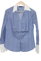 Blue Cotton Shirt – Next