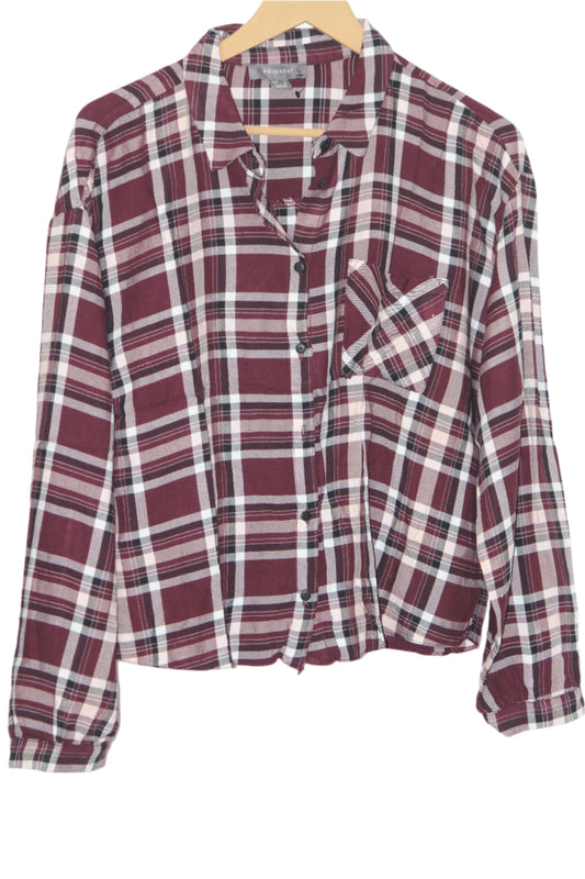 Maroon Check Shirt – Primark