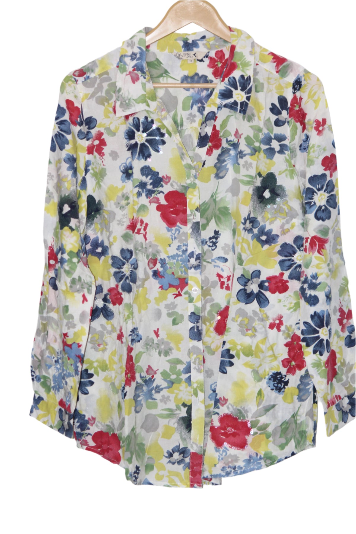 White Floral Shirt – M&Co