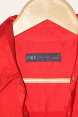 Red Polyester Shirt – M&S Collection