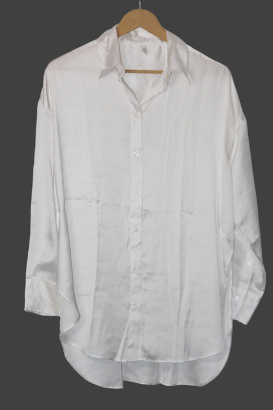 Off-White Polyester Shirt – H&M