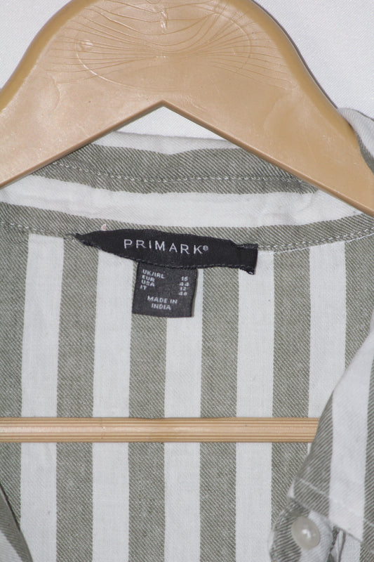 White & Green Stripe Shirt – Primark