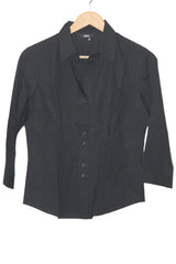 Black Poly-Cotton Shirt – Marks & Spencer