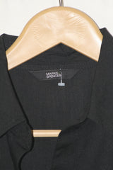 Black Poly-Cotton Shirt – Marks & Spencer