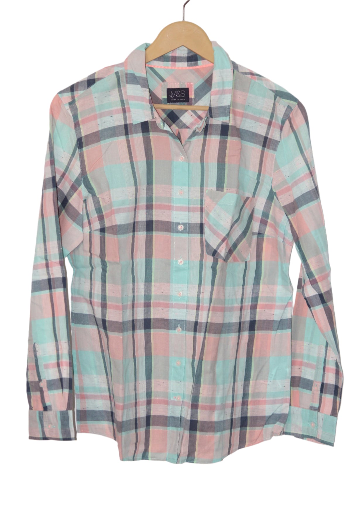 Green Check Shirt – M&S