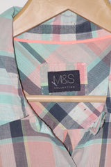 Green Check Shirt – M&S