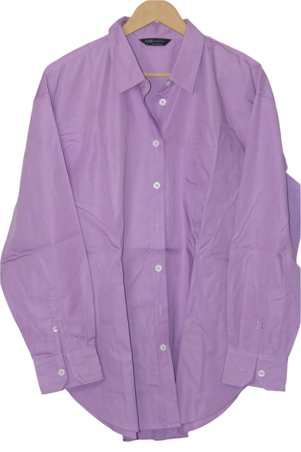 Pink Cotton Shirt – M&S