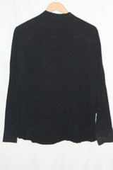 Ines De La Fressange Black Viscose Shirt – Large