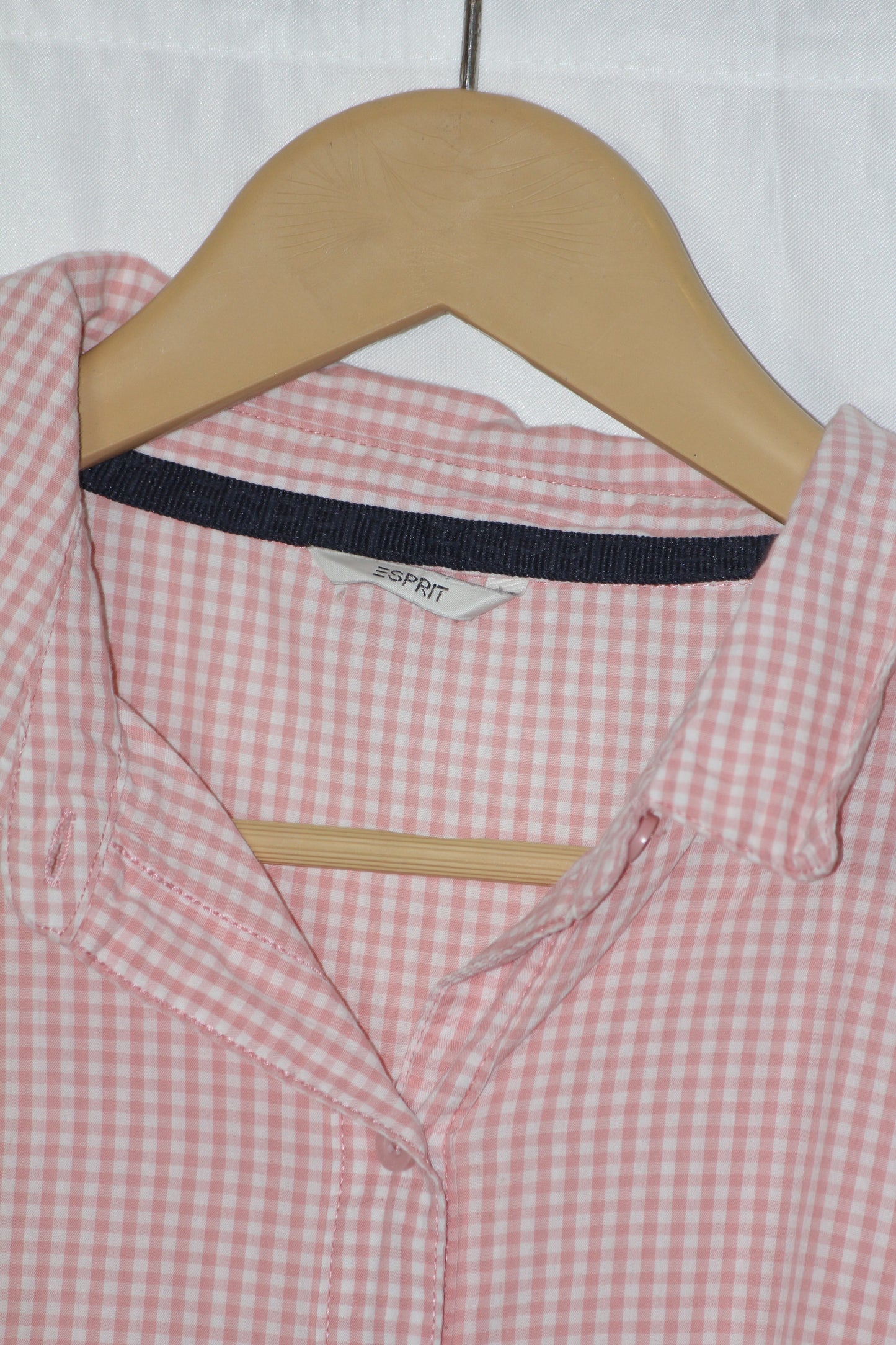 Sprit Orange Half Sleeve Cotton Button Down Blouse – Casual Chic