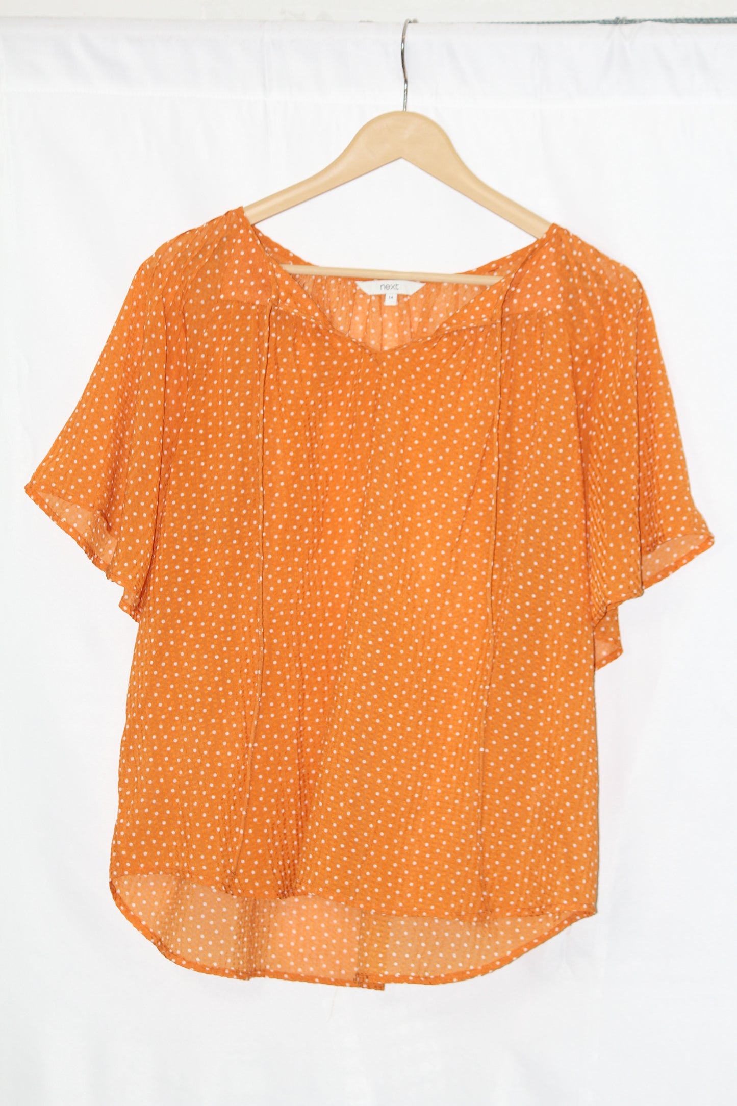 Next Orange Crop Top