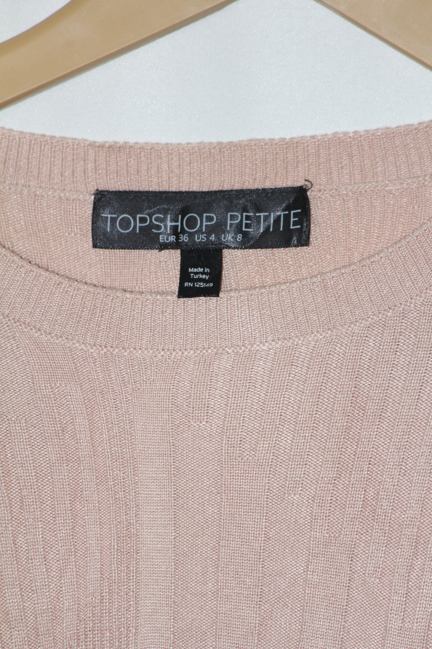 Topshop Skin Color Full Sleeve Crop Top – Modern Minimal Chic