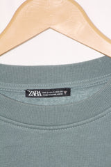 Zara sea green Crop Top – Small