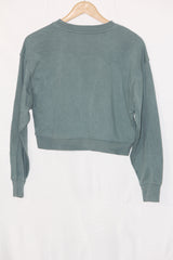 Zara sea green Crop Top – Small