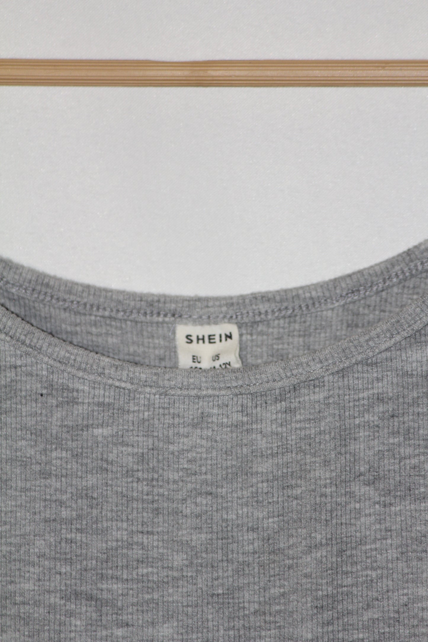 Shein Grey Crop Top - Small