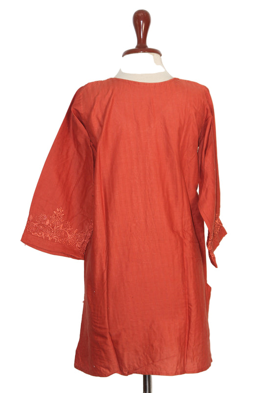 Kurti – ThriftyFy (Red, Small)