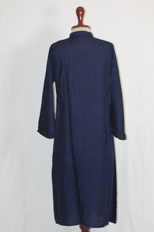 Kurti – ThriftyFy (Navy Blue, Medium)