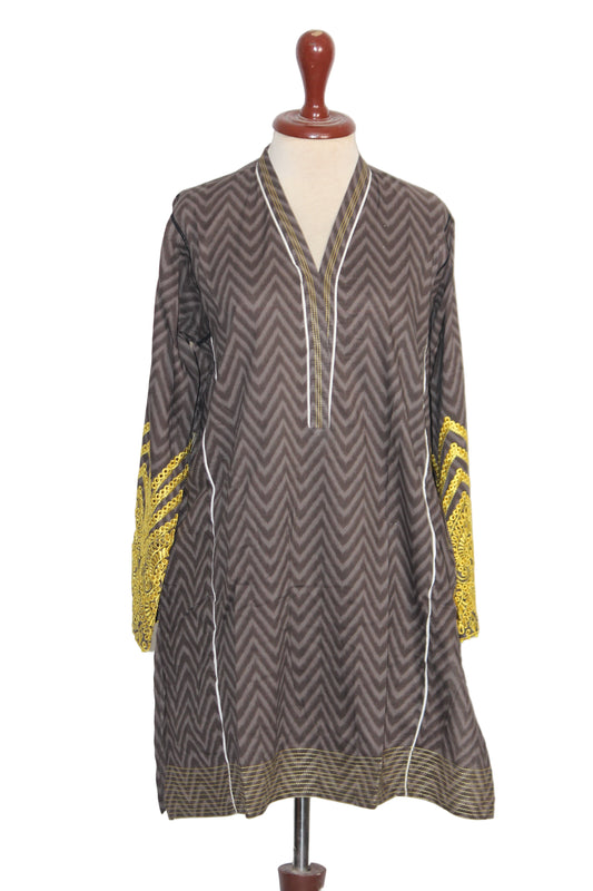 Kurti – Khaadi (Brown, Medium)