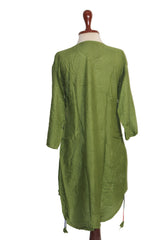Kurti – ThriftyFy (Green, Small)