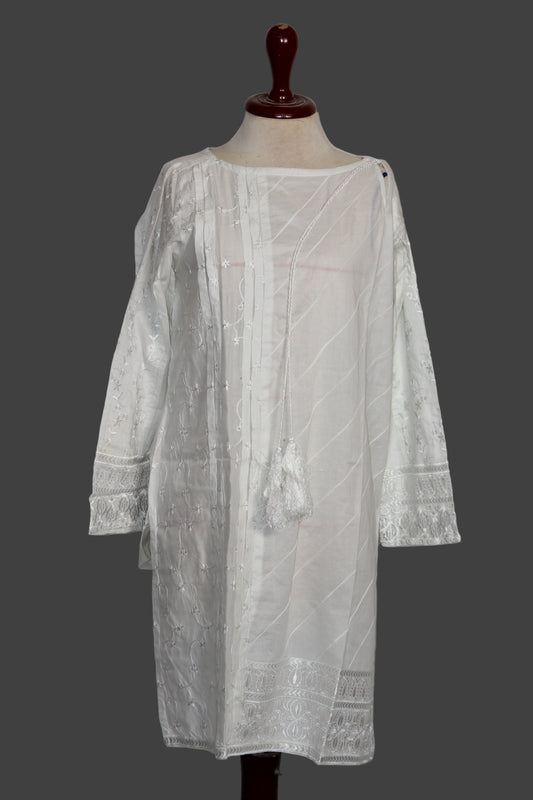 Kurti – Ideas Pret (White, Medium)